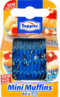 Toppits Muffin Vormpjes Mini 60 stuks