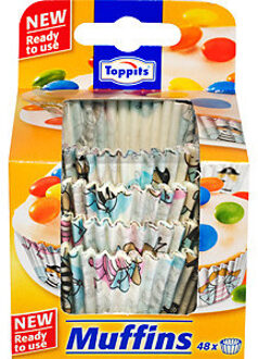 Toppits Muffin Vormpjes Normaal 48st