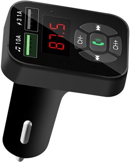 Tops Auto Fm Zenders Bluetooth Zender Radio MP3 Draadloze Adapter Auto Usb Lader 5V-3.1A Mode Auto Accessoires