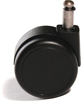 Topstar Wielen | voor zachte legplanken wiel-d. 55 mm | passend voor bureaudraaistoel | stiftlengte 25 mm stift-d. 10 mm | 5 st./zak | 1 stuk - 6990-4