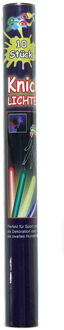 Topten Glow in the dark sticks - breaklights - 10x sticks van 20 cm - multi kleuren