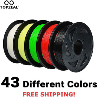 TOPZEAL 3D Printer PLA Filament 1.75mm Filament Dimensional Accuracy +/-0.02mm 1KG 343M 2.2LBS 3D Printing Material for RepRap