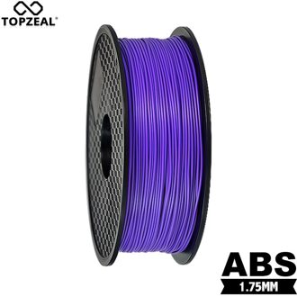 TOPZEAL Paarse Kleur ABS Filament 3D Printer Afdrukken Materiaal Levert Roll Geschikt voor 3D Printer Een Roll 1KG 1.75mm