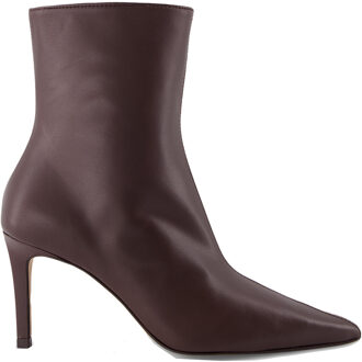 TORAL Enkellaarsjes Tamara  donkerbruin - 39,40,41,