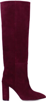 TORAL Suède knielaarzen Sofia  bordeaux - 37,38,42,
