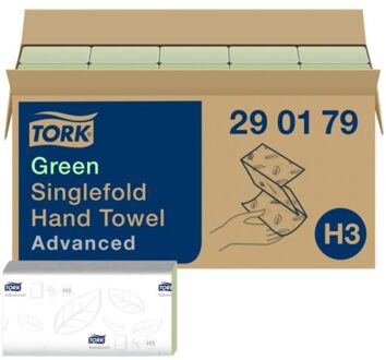 TORK Handdoek Tork H3 290179 Advanced 2laags 23x25cm 15x250st