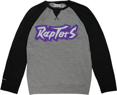 Toronto Raptors NBA Turf Fleece Crew Heren Sweatshirt Grijs - M
