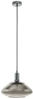 Torrontes Hanglamp - E27 - Ø 34,5 cm - Nikkel/Zwart Grijs