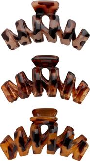 Tortoiseshell Claw Clips - 3 Pack