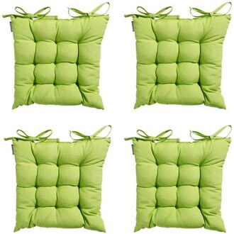 Toscane Kussen - Panama Lime - 46x46 - Groen - 4 Stuks