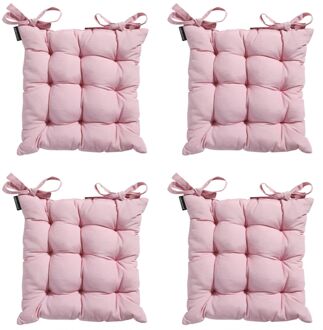 Toscane Kussen - Panama Soft Pink - 46x46 - Roze - 4 Stuks