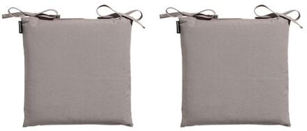 Toscane Zitkussen - Outdoor - Panama Taupe - 46x46 - Bruin - 2 Stuks