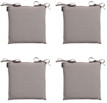 Toscane Zitkussen - Outdoor - Panama Taupe - 46x46 - Bruin - 4 Stuks