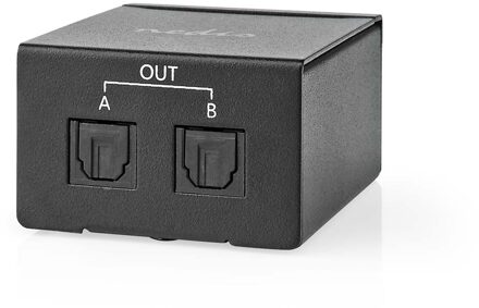 TosLink-Splitter - ASPL2512BK - Zwart