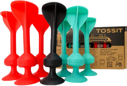 Tossit starter pack rood/turquoise - partyspel