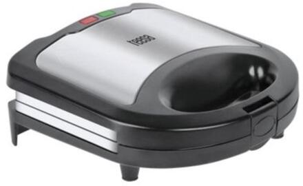 Tosti apparaat 800 Watt zwart zilver