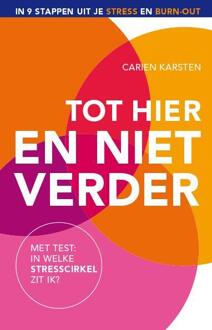 Tot hier en niet verder - Boek Carien Karsten (9021557274)