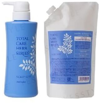 Total Care Herb Series Scalp Soft Shampoo Refill With Pump Container 400ml