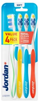 Total Clean Tandenborstels Soft - 4 stuks