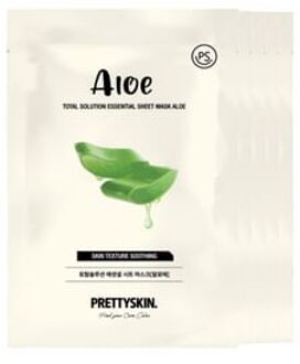 Total Solution Essential Sheet Mask Bundle Set - 21 Types Aloe