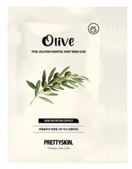 Total Solution Essential Sheet Mask Bundle Set - 21 Types Olive