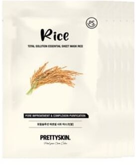 Total Solution Essential Sheet Mask Bundle Set - 21 Types Rice