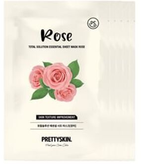 Total Solution Essential Sheet Mask Bundle Set - 21 Types Rose
