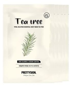 Total Solution Essential Sheet Mask Bundle Set - 21 Types Tea Tree
