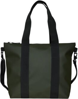 Tote Bag Mini W3 green damestas Groen - H 36 x B 35 x D 13 cm