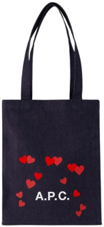 Tote Bags A.p.c. , Blue , Dames - ONE Size