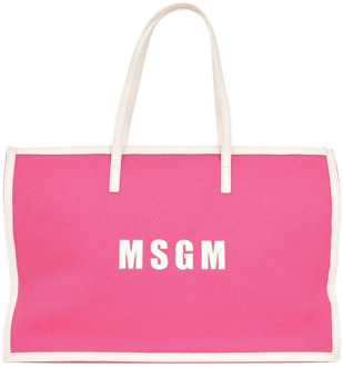 Tote Bags Msgm , Pink , Dames - ONE Size