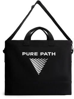 Tote Bags Pure Path , Black , Heren - ONE Size