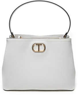 Tote Bags Twinset , White , Dames - ONE Size