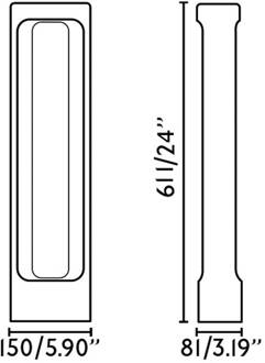 Totem LED tuinpadverlichting, grijs, beton, hoogte 61,1 cm
