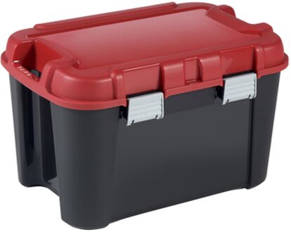 Totem Opbergbox - 60 L - Zwart|Rood