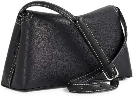 Toteme T-Lock clutch tas - maat Zwart