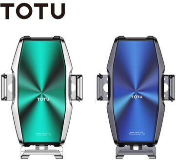 Totu 15W Car Charger Houder Voor Iphone X 11 Draadloze Oplader Mobiele Telefoon Houder Voor Samsung Xiaomi Autolader stand Mount