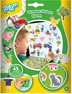Totum Boerderij raamstickers