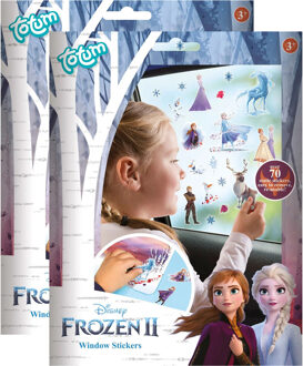 Totum Disney Frozen auto raamstickers - 140x - voor kinderen