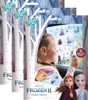 Totum Disney Frozen auto raamstickers - 210x - voor kinderen