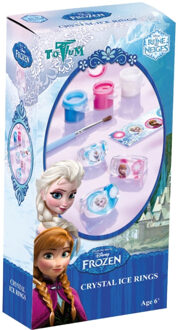 Totum knutselset Frozen crystal ice rings