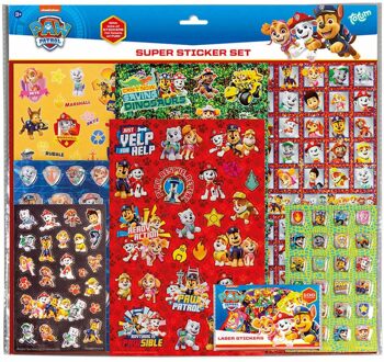 Totum Paw patrol super stickerset 720985 Multikleur