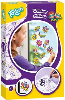 Totum raamstickers maken Geel