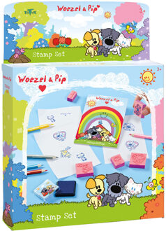 Totum Stempelset Totum Woezel en Pip