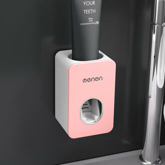 Touch Automatische Auto Squeezer Tandpasta Dispenser Hands Free Squeeze Out We Roze