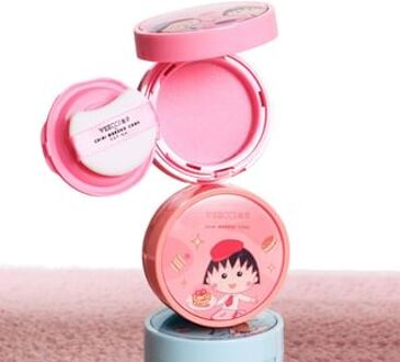 Touch Cushion Blush Chibi Maruko Chan Edition - 6 Colors M03# Misty Pink - 3g