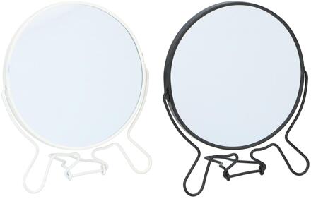 Touch Of Beauty Make-up spiegel 15,5x1,5x18cm zilver