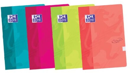 Touch schrift ft A4, 36 vel, gelijnd, geassorteerde kleuren