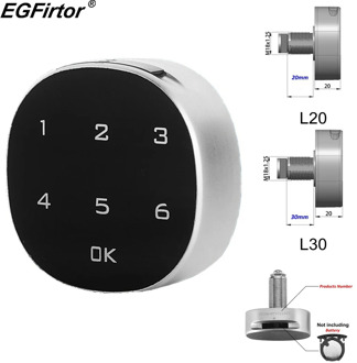 Touch Screen Digital Smart Electronic Password Lock Security Lock Wood Cabinet Keypad Drawer Office Digital Electronic Lock