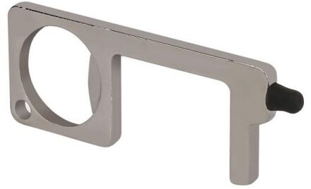 Touch Screen Knoppen Deur Opener Hygiëne Hand Contactloze Deur Opener Sleutelhanger Flesopener Opener Deur Handvat Sleutel Ring Klassieke 3